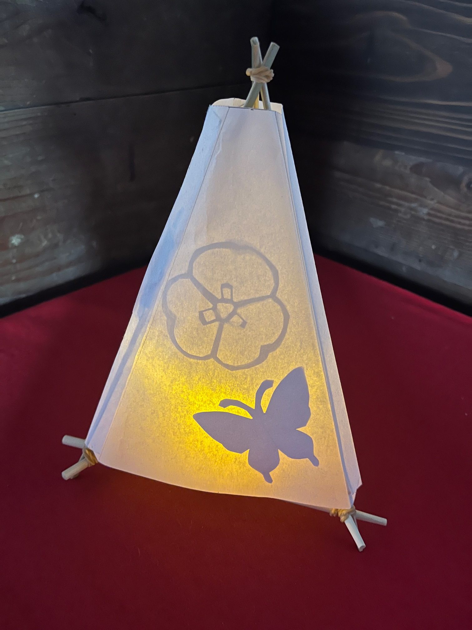 三角灯籠を作ろう！