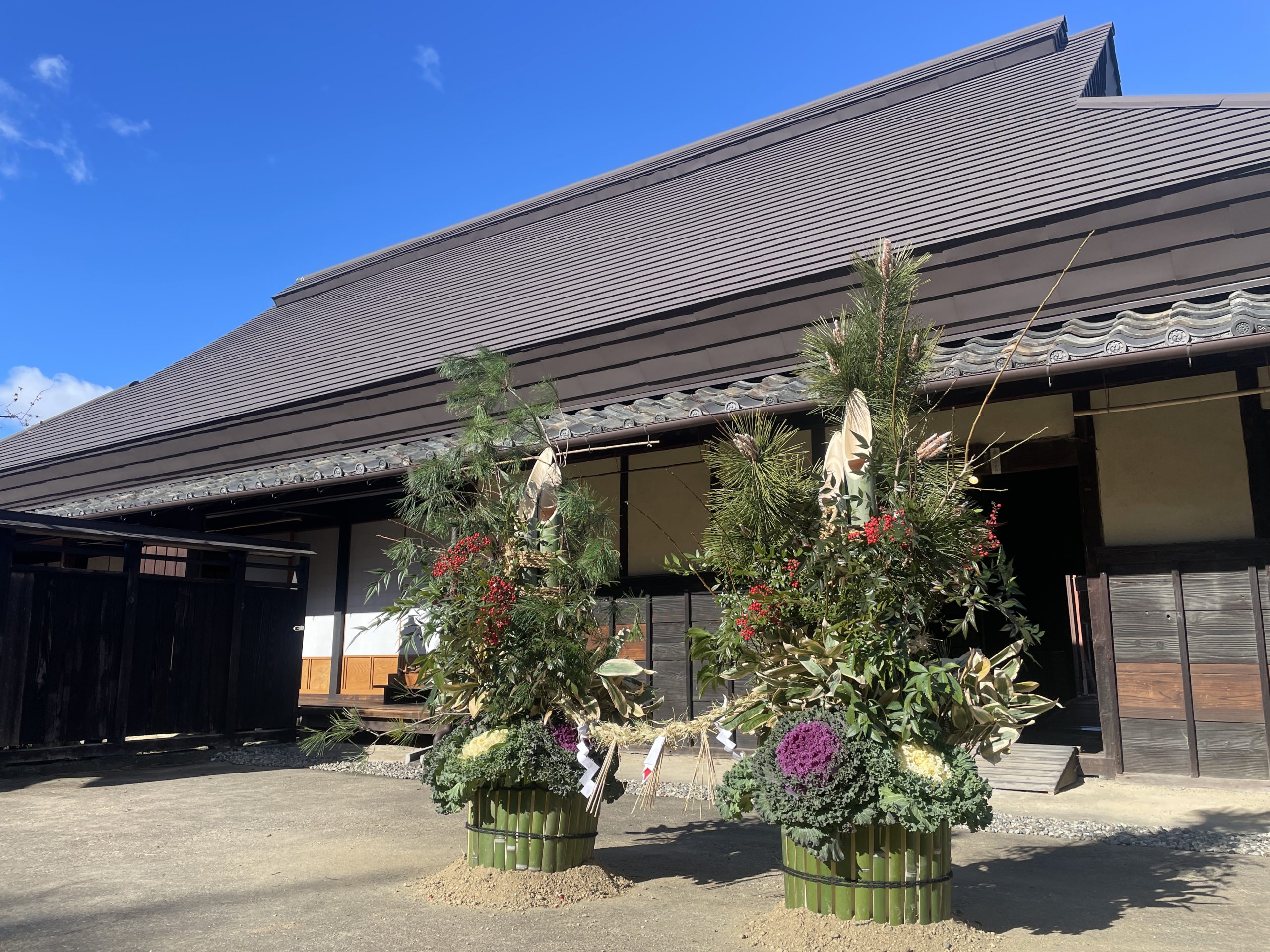 旧市川家住宅のお正月